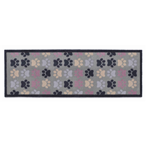 Preproga Multi Paw, večbarvne tačke - 50 x 150 cm