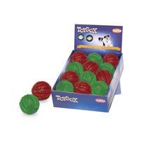 Nobby žoga Spiky Ball Flash & Glow - 6,5 cm