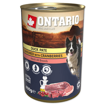 Ontario Dog Adult - račja pašteta z brusnico