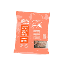 Wolf's Menu Vitality - puran in divji losos - 800 g