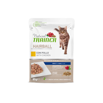 Natural Trainer Cat Hairball, vrečka - piščanec - 85 g