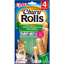 Inaba Cat Churu Rolls, tuna - 4 x 10 g