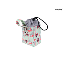Amiplay torbica za posladke BeHappy, flamingo - 8 x 6 x 10 cm