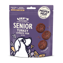 Lily's Kitchen Senior Turkey & White Fish Bites priboljški s puranom in belo ribo - 70 g