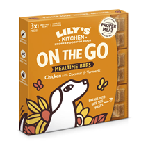 Lily's Kitchen On The Go Mealtime Bars Chicken Multipack priboljški - 3 x 40 g