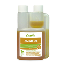 Canvit Amino Sol dopolnilo ob povečanju fizičnih obremenitev psa - 250 ml