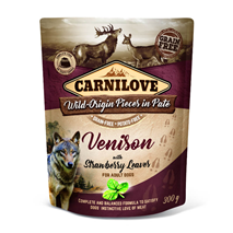 Carnilove Dog Adult - divjačina & listi jagod, vrečka 300g