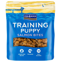 Fish4Dogs Training Puppy majhne kocke, losos - 80 g