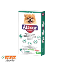 Ataxxa pipeta za pse do 4 kg, 0,4 ml/1 ampula