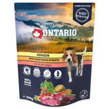 Ontario Dog - divjačina in zelenjava v juhi, 300g