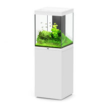 Aquatlantis akvarij z omarico AquaTower 163 LED 2.0, bel - 164 L / 49,9 x 50,1 x 65,4 cm