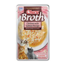 Inaba Cat Churu Broth, piščanec in losos - 40 g