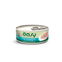 Oasy Natural Range adult tuna in kozice v želeju, konzerva - 70 g