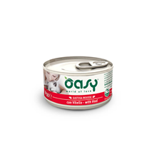 Oasy Tasty Mousse Adult teletina, mousse v konzervi - 85 g