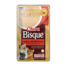 Inaba Cat Churu Bisque, piščanec in govedina - 40 g