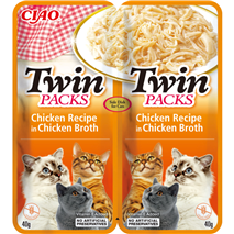 Inaba Cat Ciao Twin Packs, piščanec v jušnem želeju - 80 g