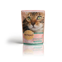 Petkult Cat Adult Sterilised - zajec - 100 g