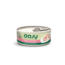 Oasy Natural Range adult piščanec in losos v želeju, konzerva