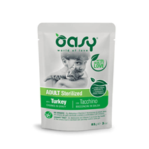 Oasy Chunks in Gravy Sterilized Adult  puran v omaki, vrečka - 85 g