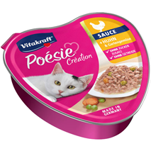 Vitakraft Poésie Création Adult piščanec in zelenjava v omaki, alu konz. - 85 g