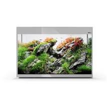 Aquael akvarij Glossy ST 80 Day&Night, siv - 125 L / 80 x 35 x 54 cm