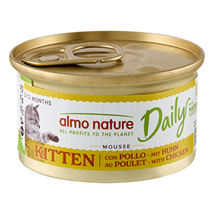 Almo Nature Kitten Daily Mousse konzerva - piščanec - 85 g