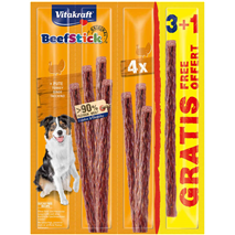 Vitakraft Beef Stick palčka - puran, 3+1 GRATIS