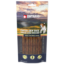 Ontario Dog Protein posladek palčke Twisted 10/1 - govedina, 12,7 cm