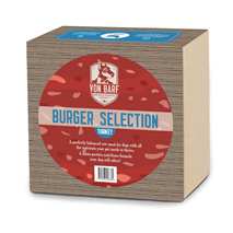 Von Barf Burger Selection, puran - 1kg (5 x 200 g)