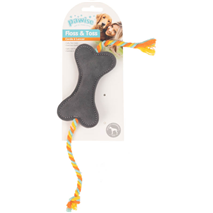 Pawise Puppy Life igračka z vrvjo, kost - 14 cm