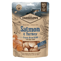 Carnilove Dog FreezeDried Raw Snack - losos & puran, 60 g