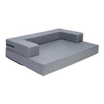 Pet Comfort oglato ležišče Gloria Sofa z ortopedsko peno, razl. velikosti - sivo
