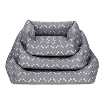 Pet Comfort oglato ležišče Uniform, različne velikosti - sivo