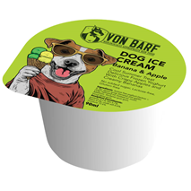 Von Barf Dog Ice Cream pasji sladoled, banana in jabolko - 90 ml