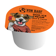 Von Barf Dog Ice Cream pasji sladoled, govedina in korenje - 90 ml