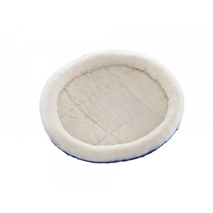 Nobby Fluffy okroglo ležišče za glodalce, belo - 30 x 26 cm