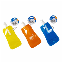 Duvo Plus zložljiva plastenka za vodo, razl. barve - 480 ml / 27 x 12 x 13 cm