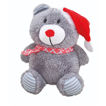 Nobby plišasti božični medvedek - 20 cm