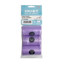 Enjoy Fresh Scent Ultra Strong odišavljene drečke, vijolične - 3 x 20 kos