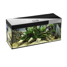 Aquael akvarij Glossy ST 150 Day&Night, črn - 405 L / 150 x 50 x 63 cm