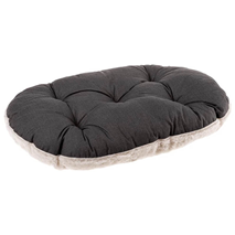 Ferplast ovalna blazina Relax F, sivo-bež - 43 x 30 cm