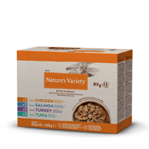 Nature's Variety Cat Adult Multipack koščki v omaki - 4 okusi - 12 x 85 g