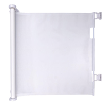 Pawise izvlečna pregrada za vrata, bela - 160 cm