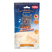 Nobby StarSnack Cat Licky krema, piščanec in slad - 5 x 15 g