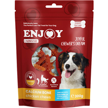 Enjoy Carnivore Calcium Bone žvečljive kalcijeve kostke, piščanec - 300 g