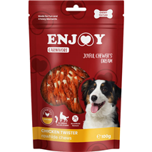 Enjoy Carnivore Chicken Twister žvečljive palčke, piščanec - 100 g