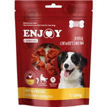 Enjoy Carnivore Fit & Fetch žvečljivi priboljški, piščanec - 300 g