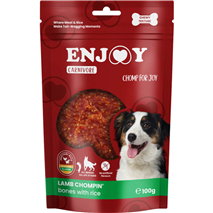 Enjoy Carnivore Chomp For Joy žvečljive kostke, ovca in riž - 100 g