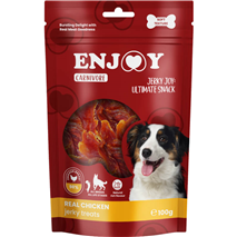Enjoy Carnivore Jerky Joy mehki priboljški, piščančji fileji - 100 g