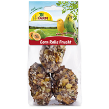 JR Farm posladek za ptice v obliki palčk, koruza in sadje - 90 g